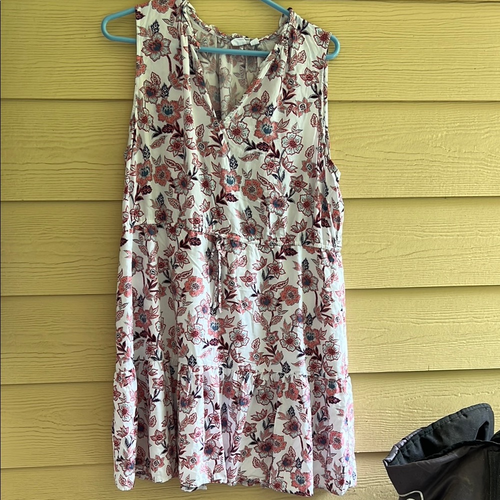 GAP Pink Sundress Sleeveless V-neck Mini